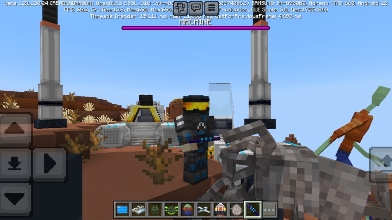 Alien Apocalypse from Apocalypse Survival Mod for Minecraft PE