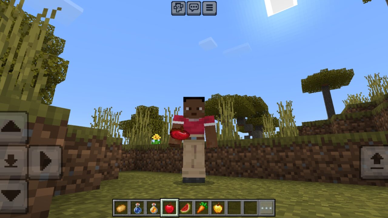 Apple from Eating Animation Texture Pack for Minecraft PE