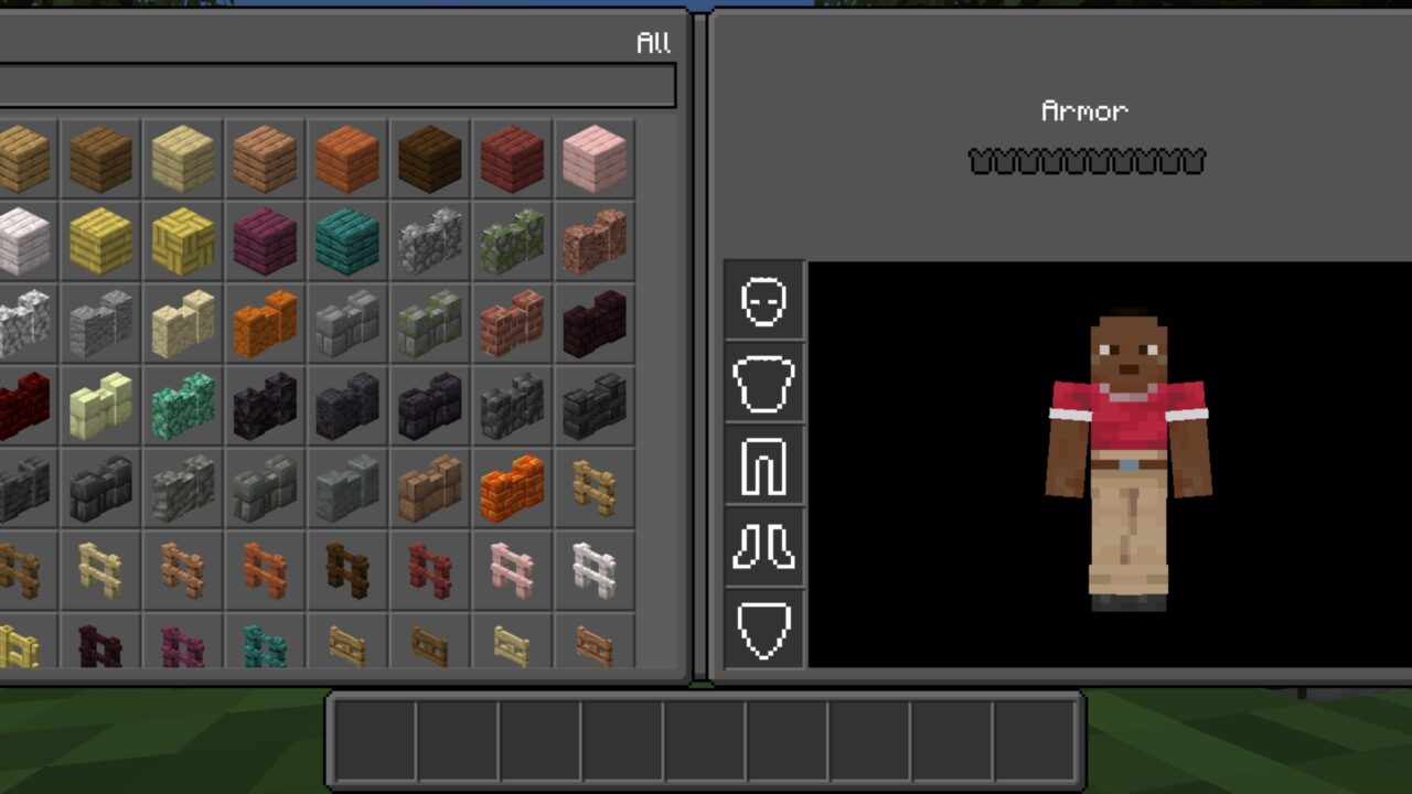 Armor from Better GUI Texture Pack for Minecraft PE