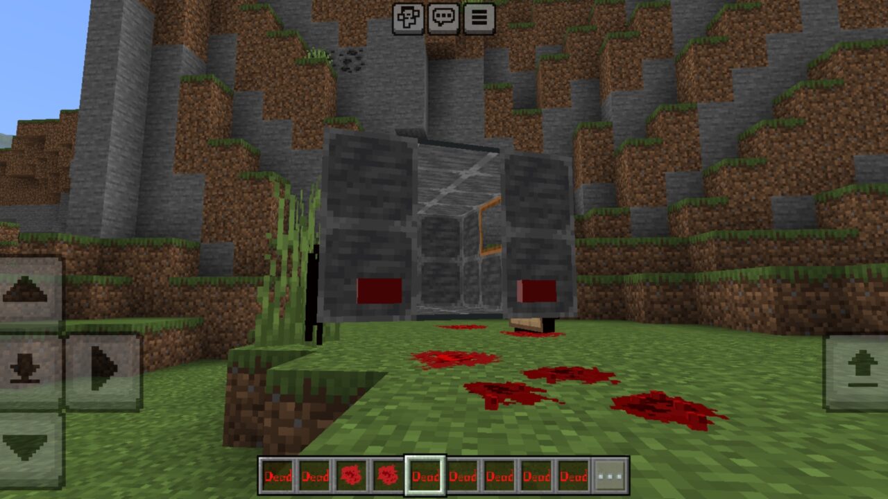 Blood from Dead Bodies Mod for Minecraft PE