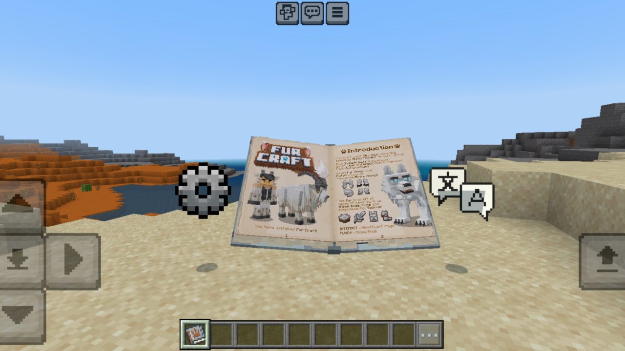 Book from Fur Craft Mod for Minecraft PE