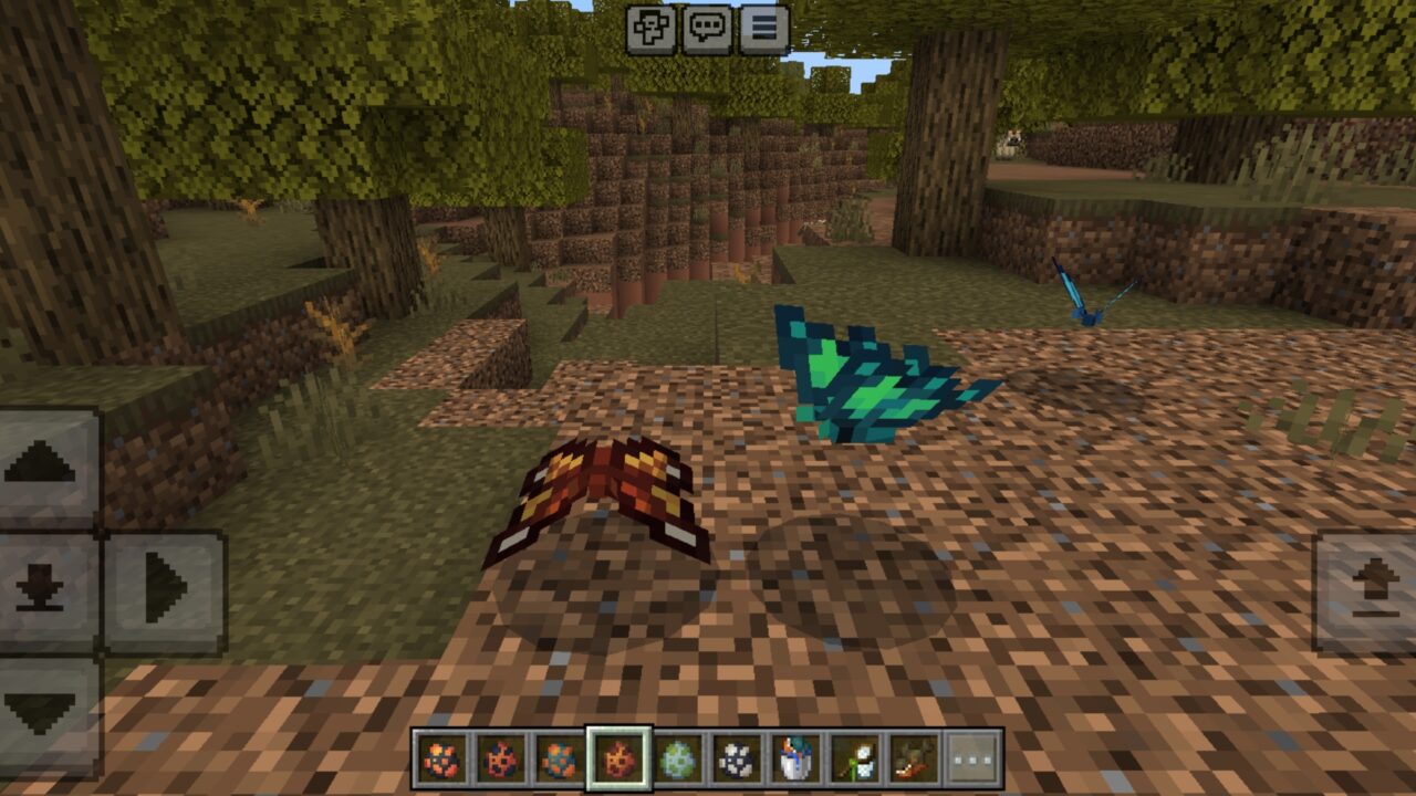 Butterflies from Jungle Mod for Minecraft PE