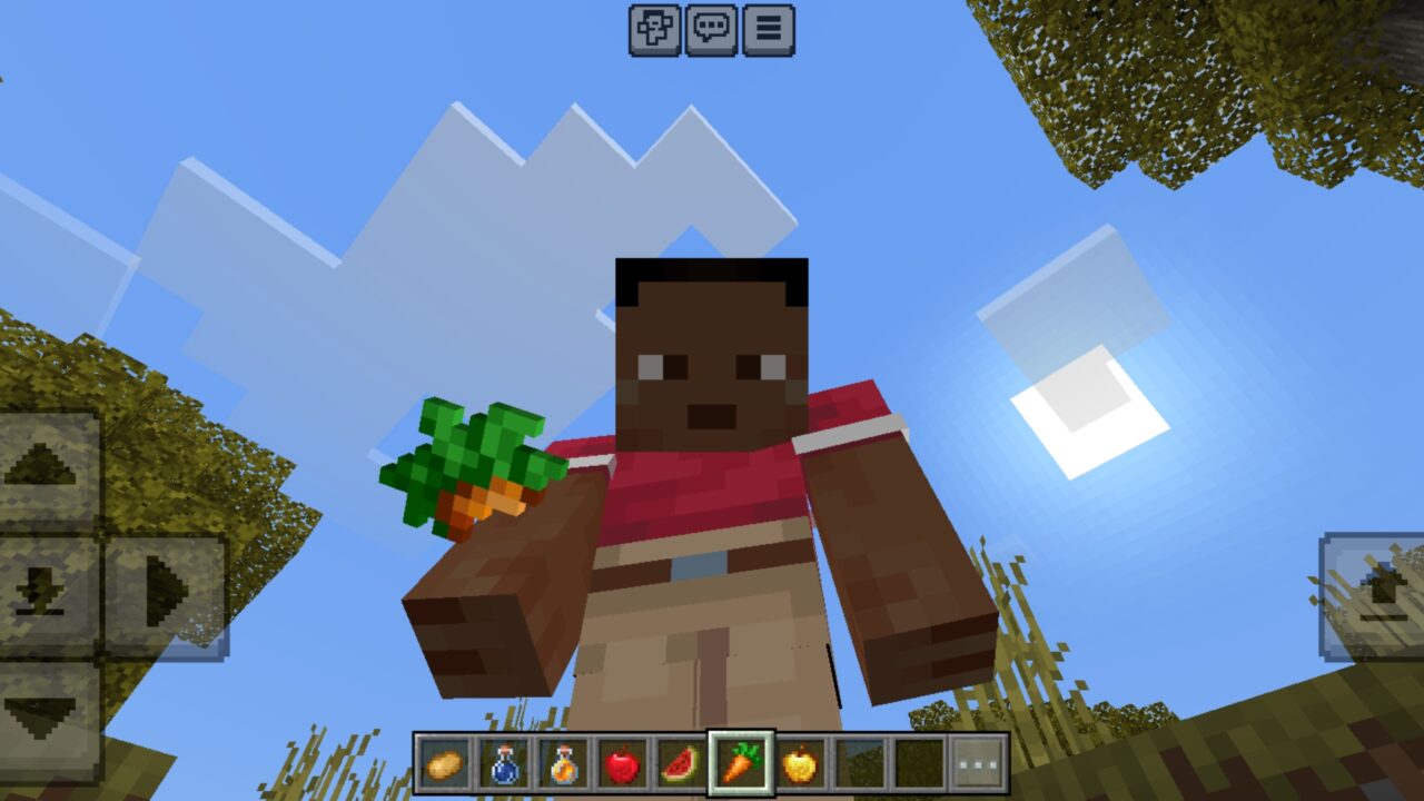 Carrot from Eating Animation Texture Pack for Minecraft PE