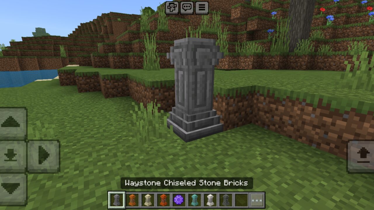 Chiseled from Simple Waystone Mod for Minecraft PE