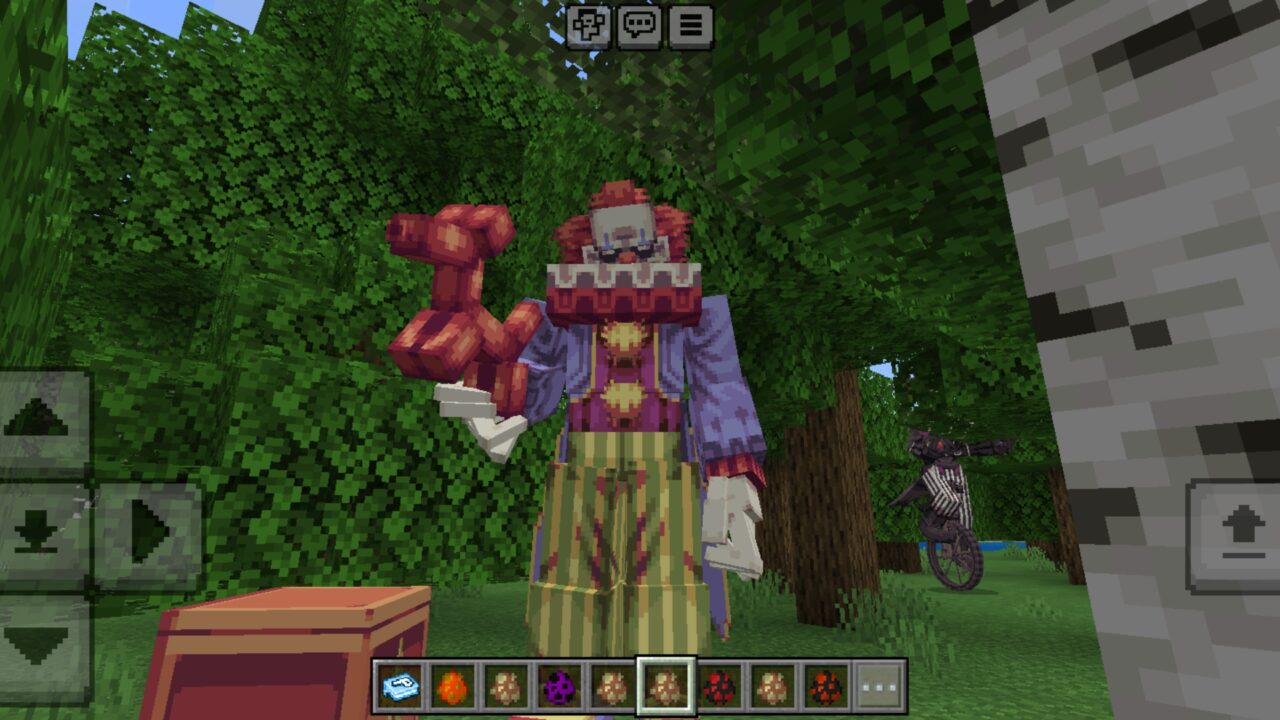 Clown from Horror Circus Mod for Minecraft PE