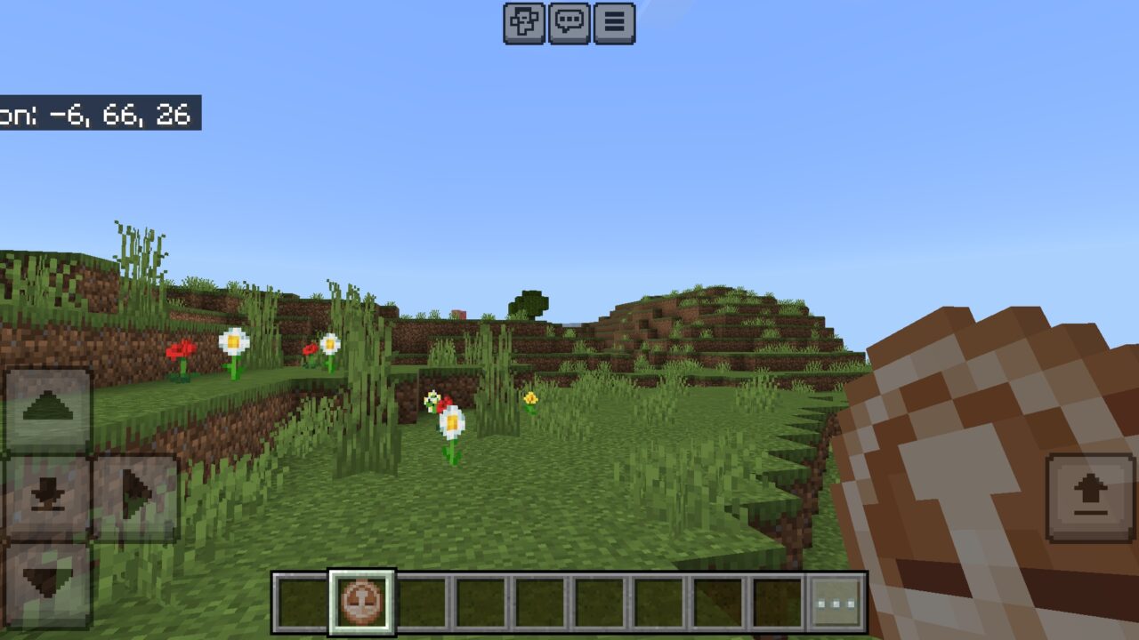 Coordinates from Rewind Mod for Minecraft PE