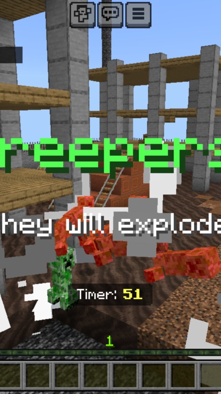 Crepers from Survive The Disasters Map for Minecraft PE