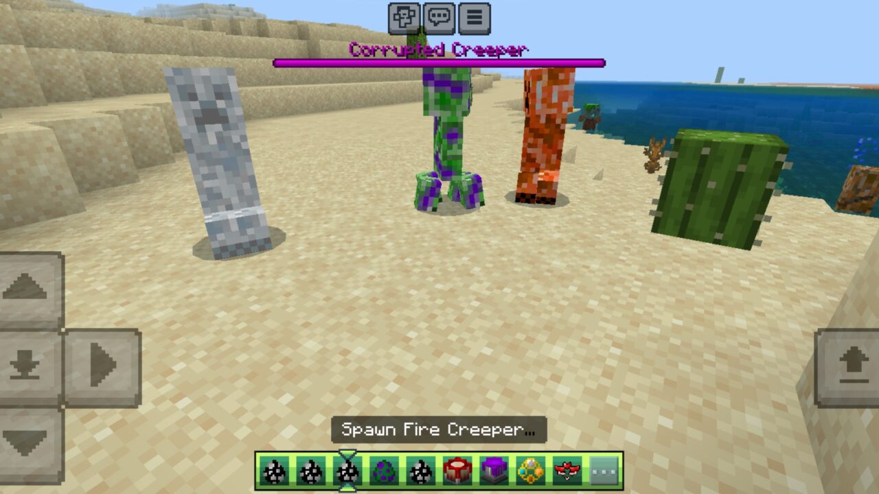 Creepers from The Fates Intertwined Mod for Minecraft PE