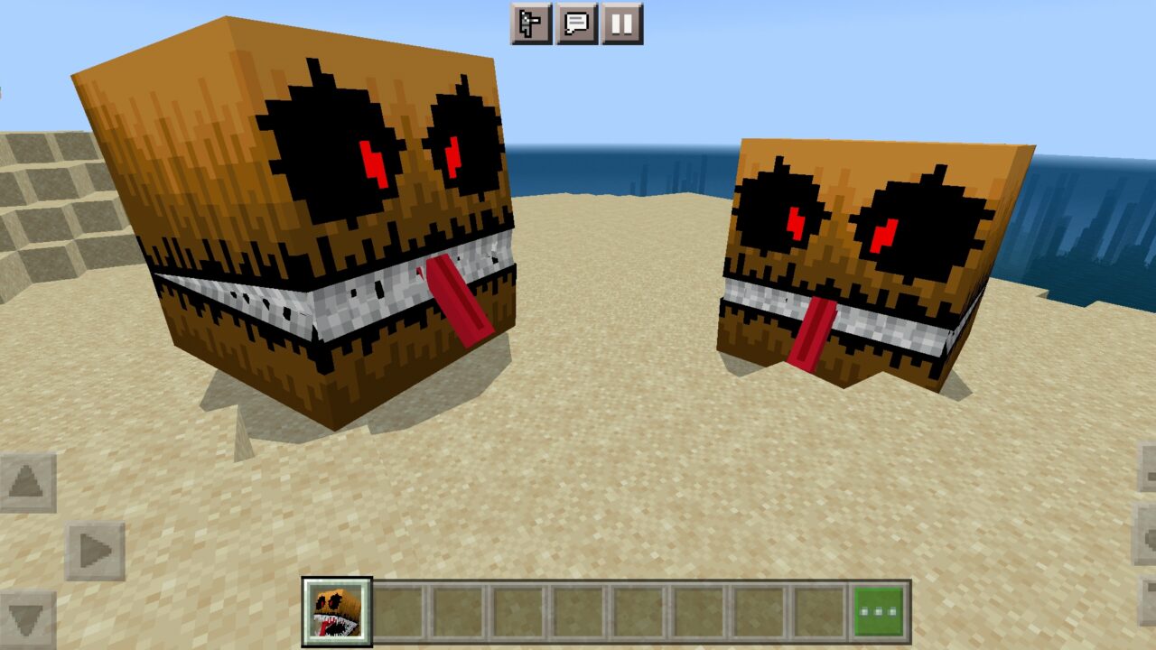 Creepy from Pacman EXE Mod for Minecraft PE