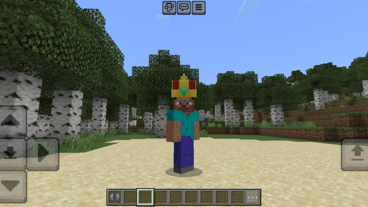 Crown from Cakes Cosmetic Texture Pack for Minecraft PE