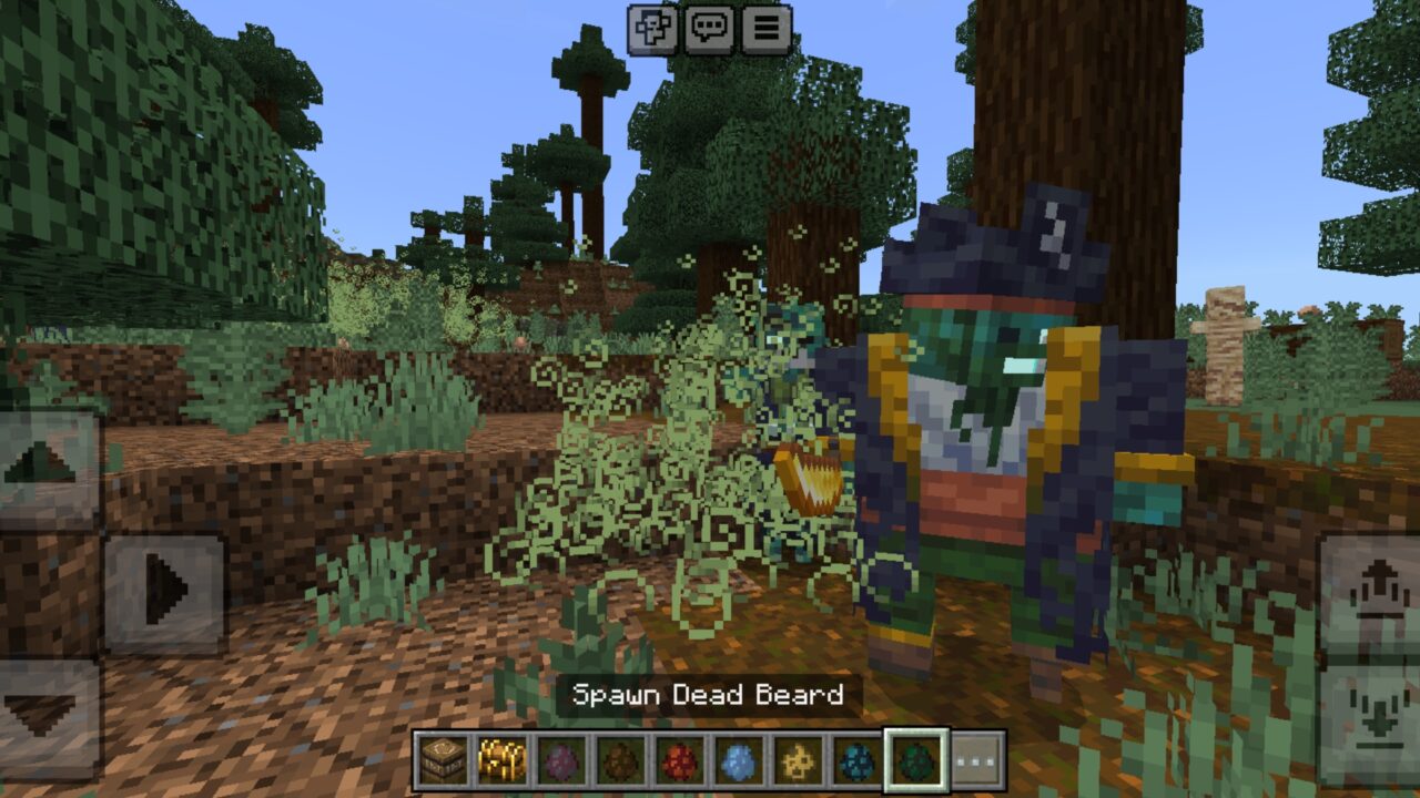 Dead Beard from Rotten Creatures Mod for Minecraft PE