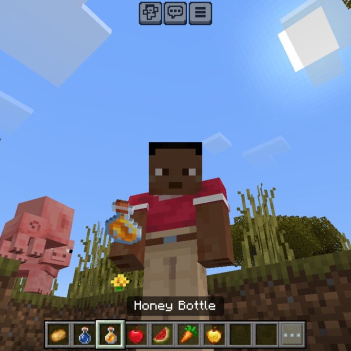 Eating Animation Texture Pack for Minecraft PE