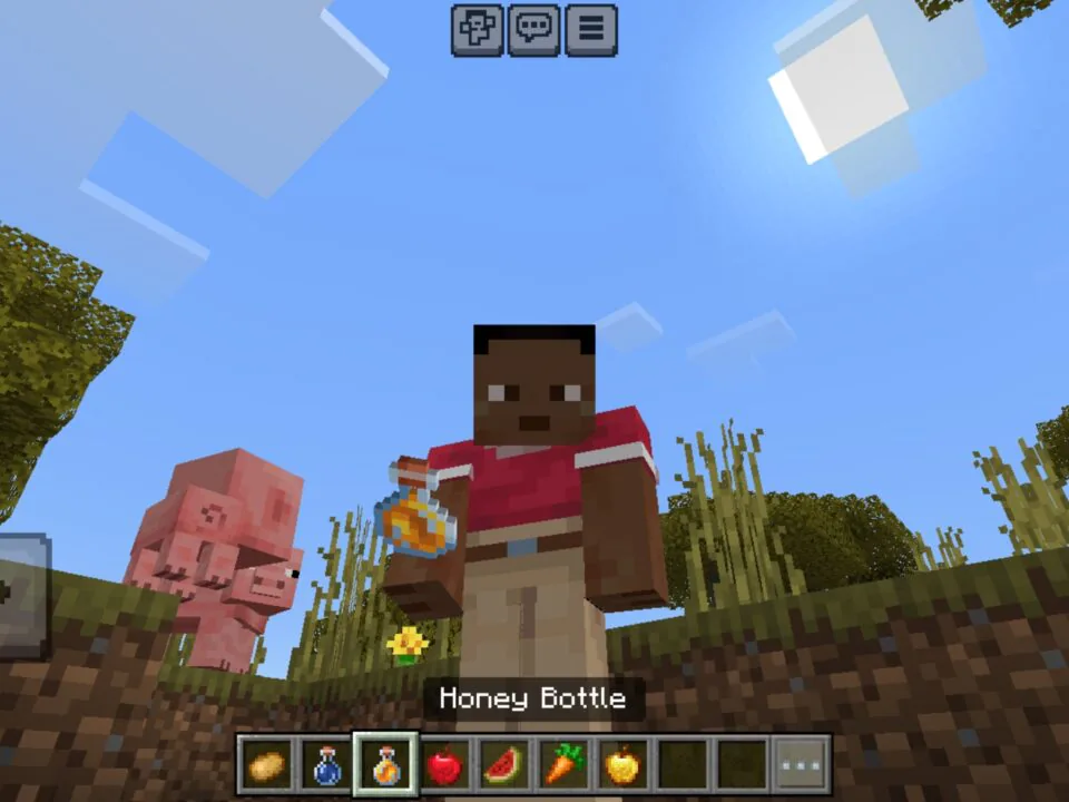 Eating Animation Texture Pack for Minecraft PE