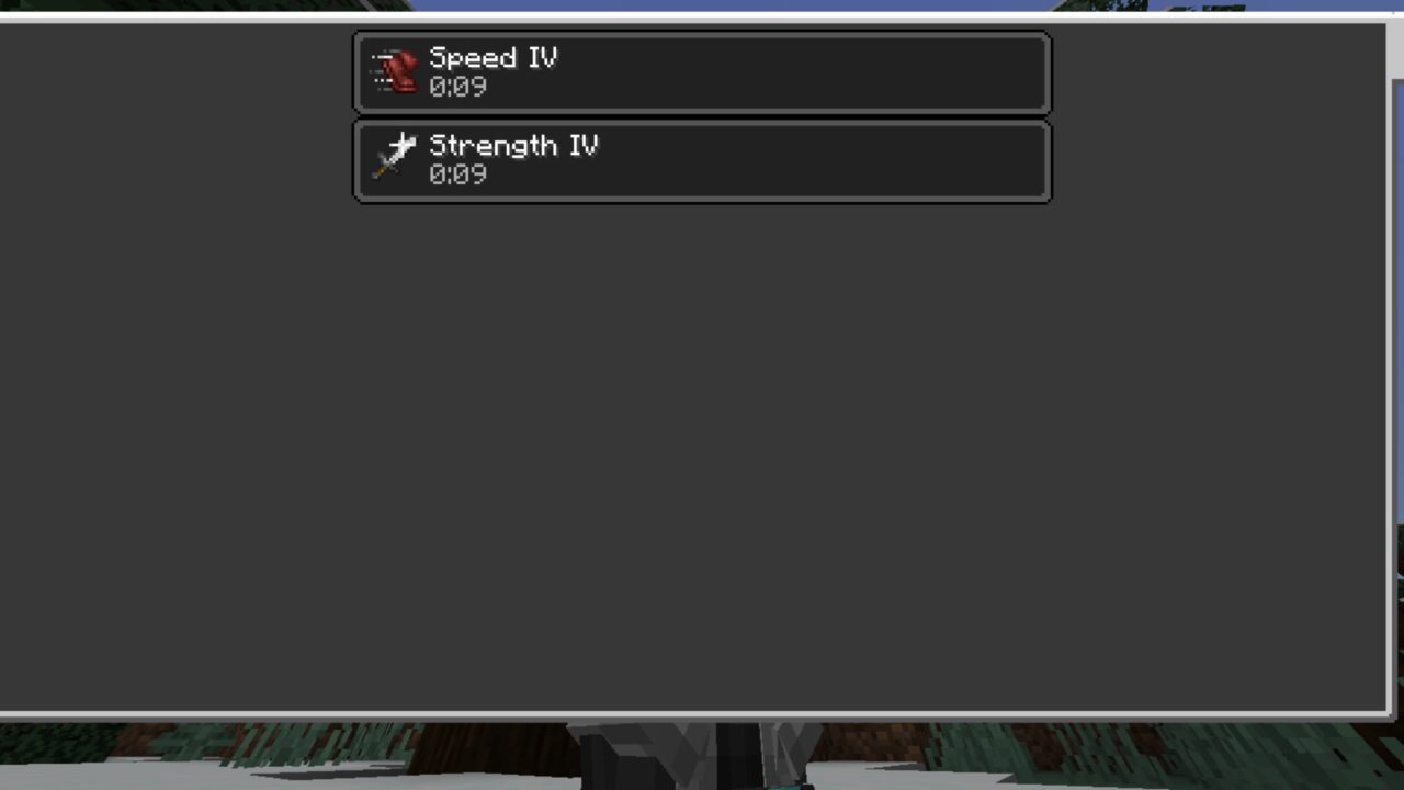 Effects from Sci Fi Armor Mod for Minecraft PE