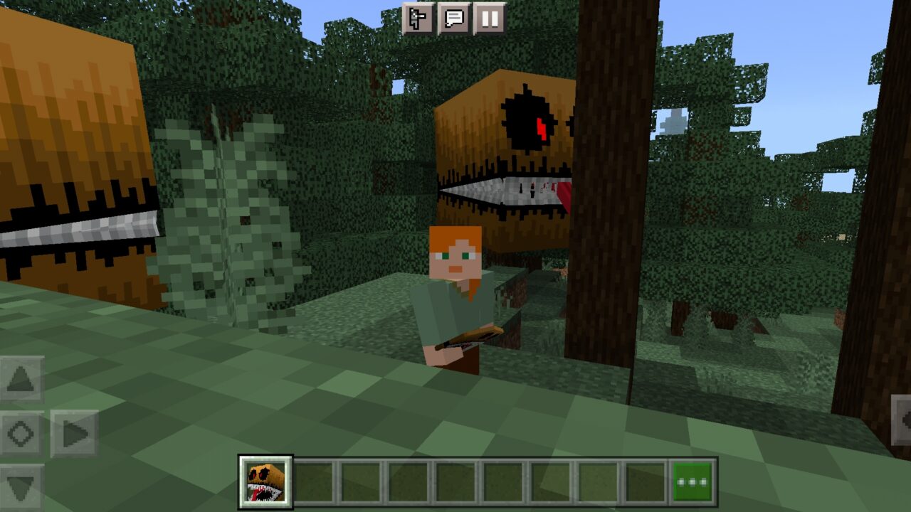 Enemy from Pacman EXE Mod for Minecraft PE