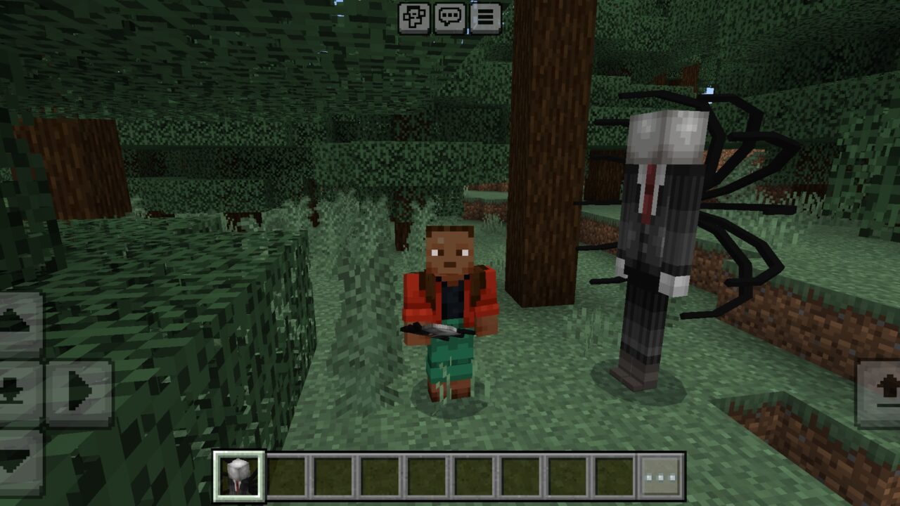 Enemy from Slenderman Mod for Minecraft PE