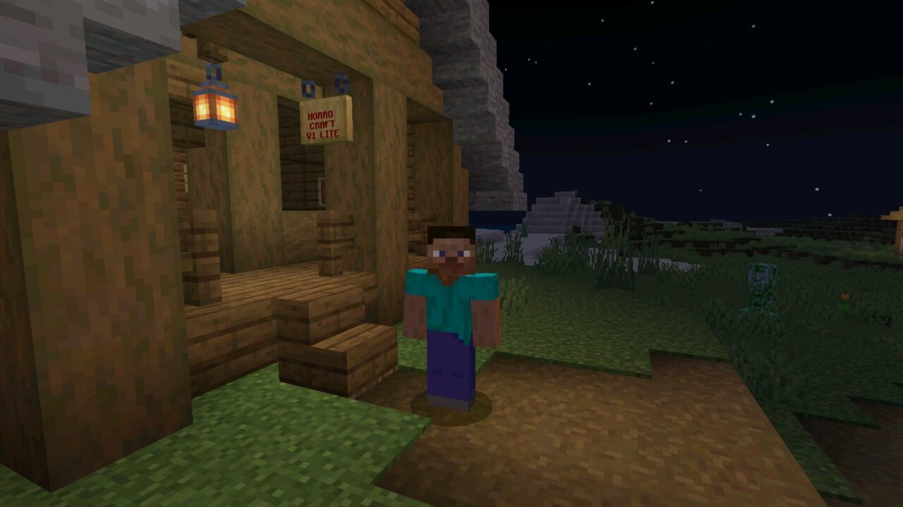 Lite version from Horror Craft Mod for Minecraft Bedrock