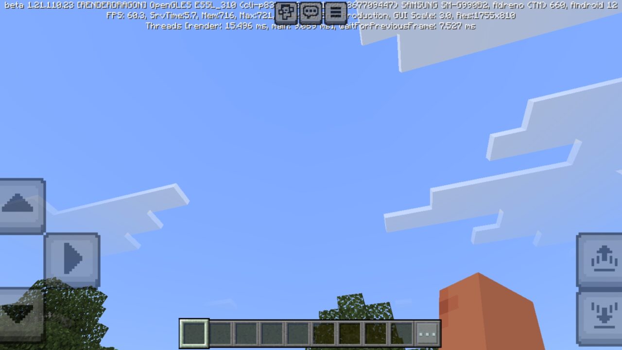 Inv HUD from Use from Inventory HUD Texture Pack for Minecraft PE