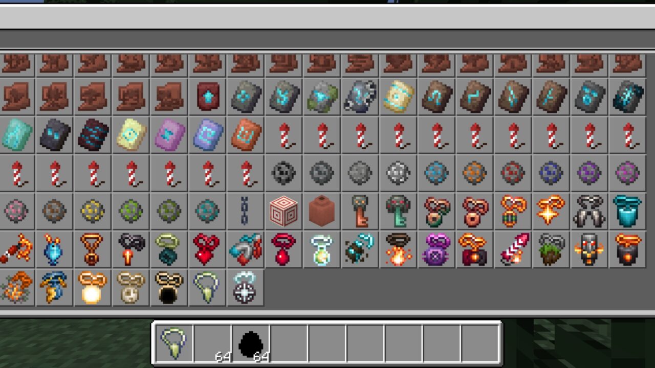 Inventory from Amulet Mod for Minecraft PE