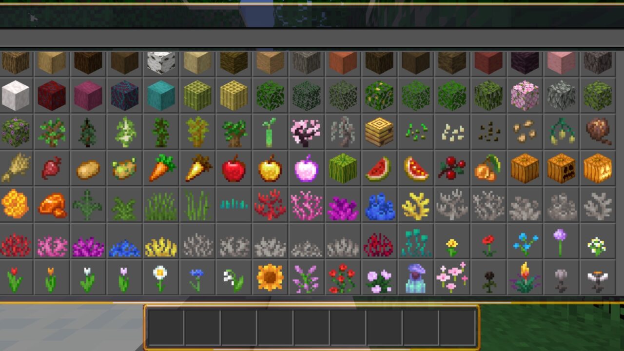 Inventory from Burger Drive Texture Pack for Minecraft PE