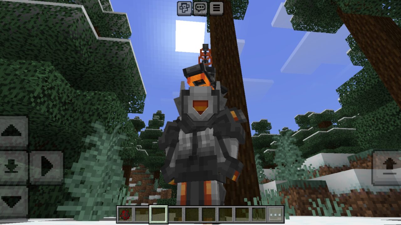 Laser from Sci Fi Armor Mod for Minecraft PE