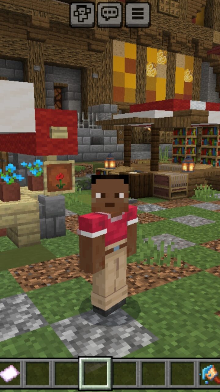 Market from Pillars of Fortune Map for Minecraft PE
