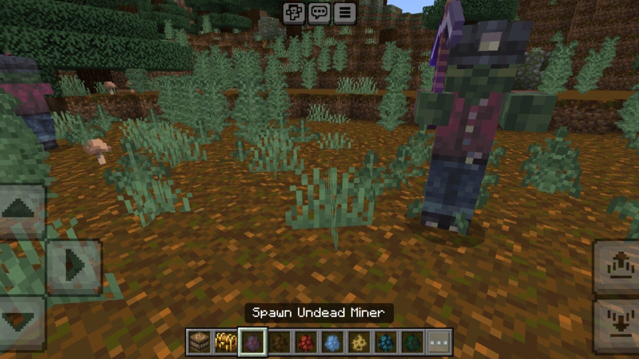 Miner from Rotten Creatures Mod for Minecraft PE
