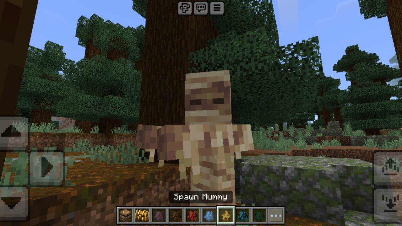 Mummy from Rotten Creatures Mod for Minecraft PE