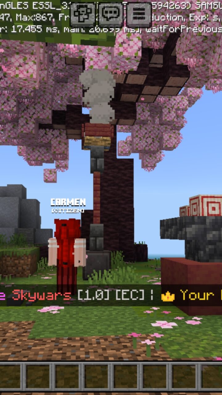 Nature from Serene Skywars Map for Minecraft PE
