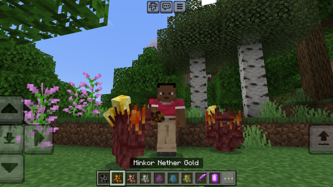 Nether Gold from Minkors Mod for Minecraft PE