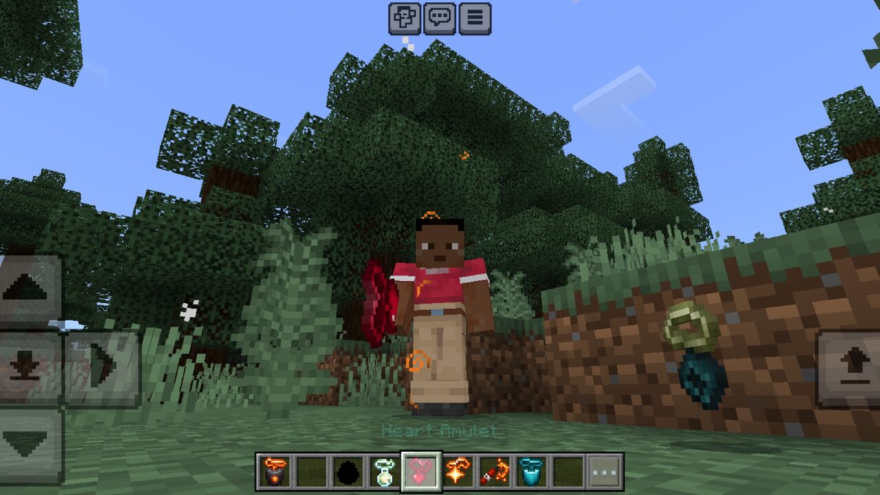 Options from Amulet Mod for Minecraft PE