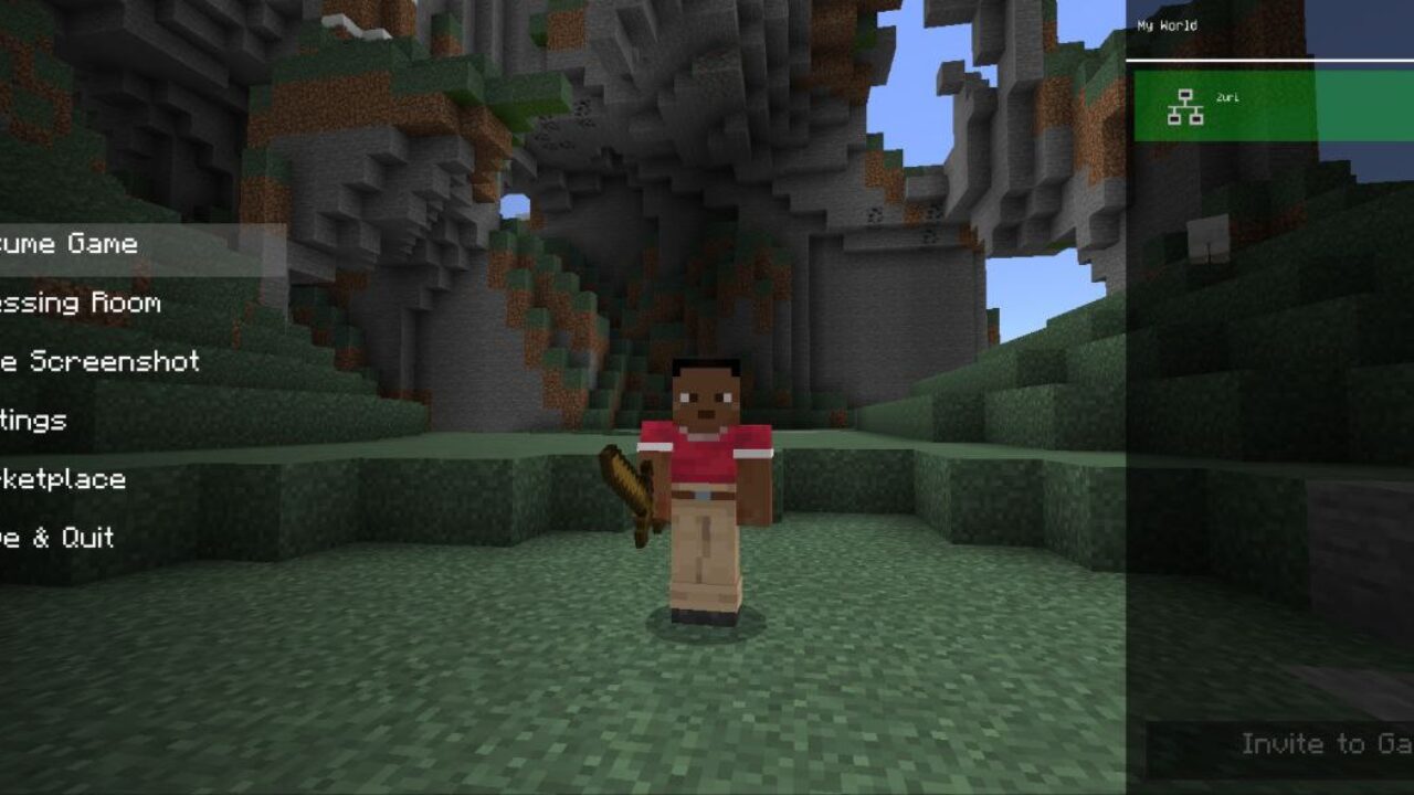 Pause from Bet MC Ui Texture Pack for Minecraft PE