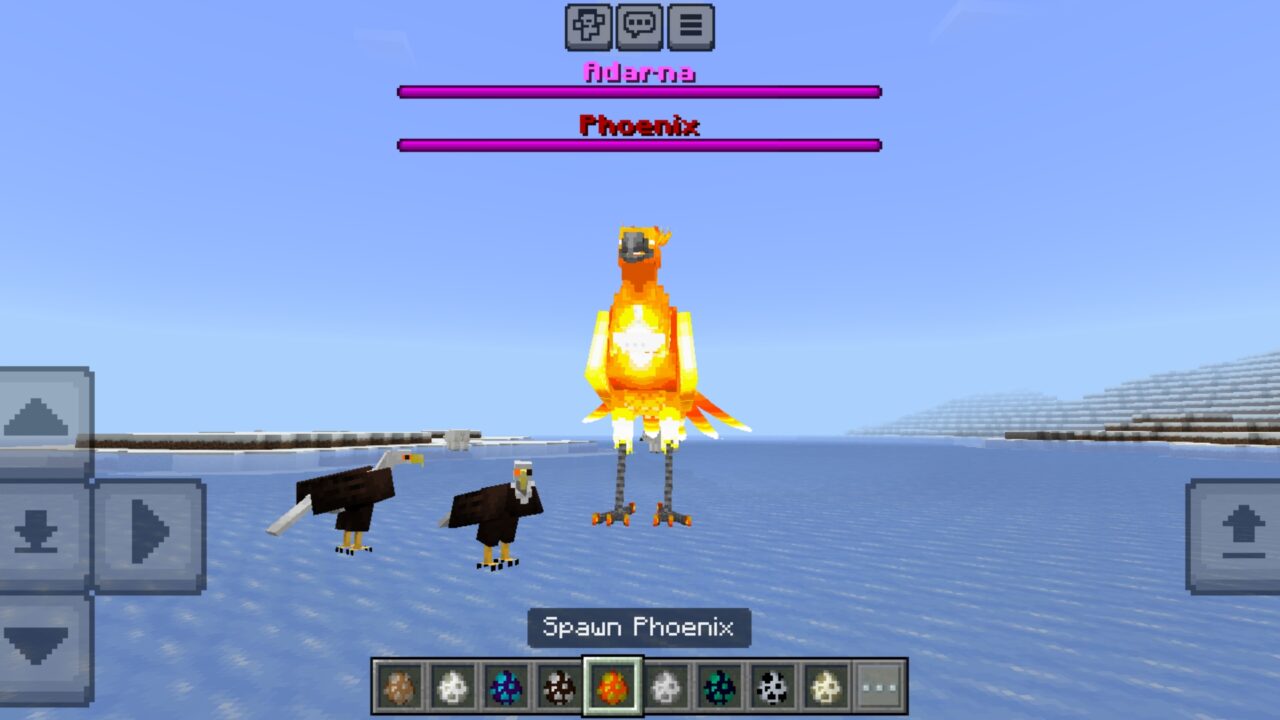 Phoenix from Avian Showdown Mod for Minecraft PE