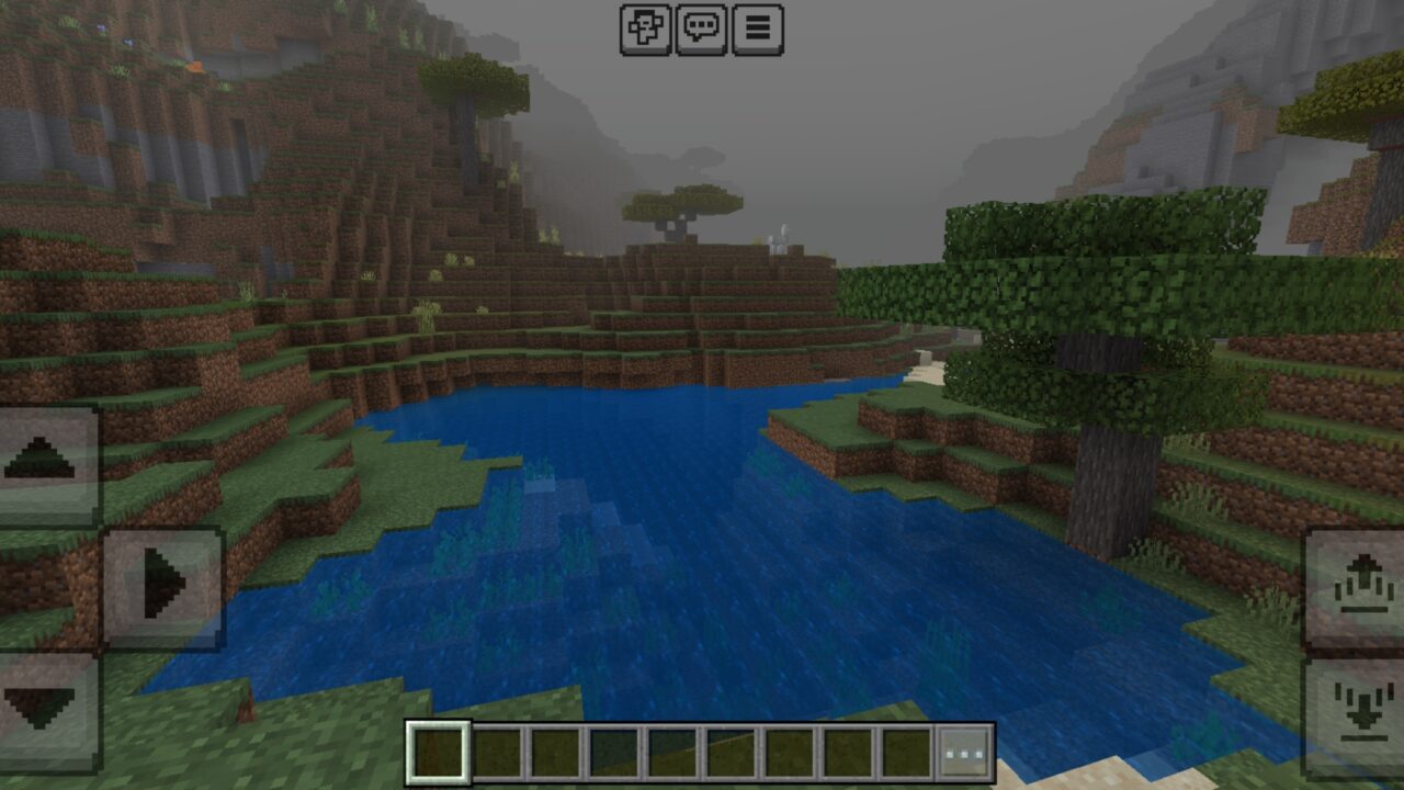 Rain from Less Lag Texture Pack for Minecraft PE