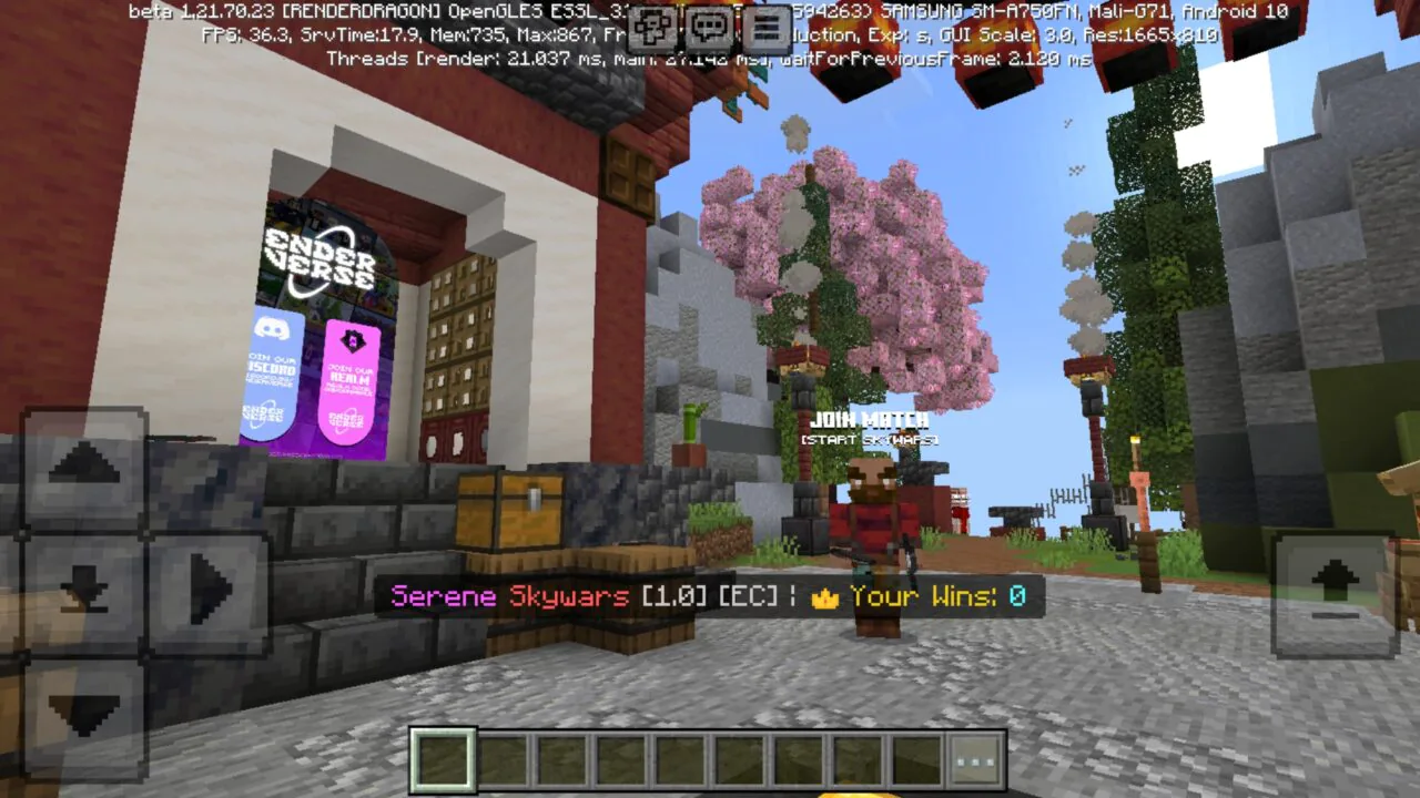 Serene Skywars Map for Minecraft PE