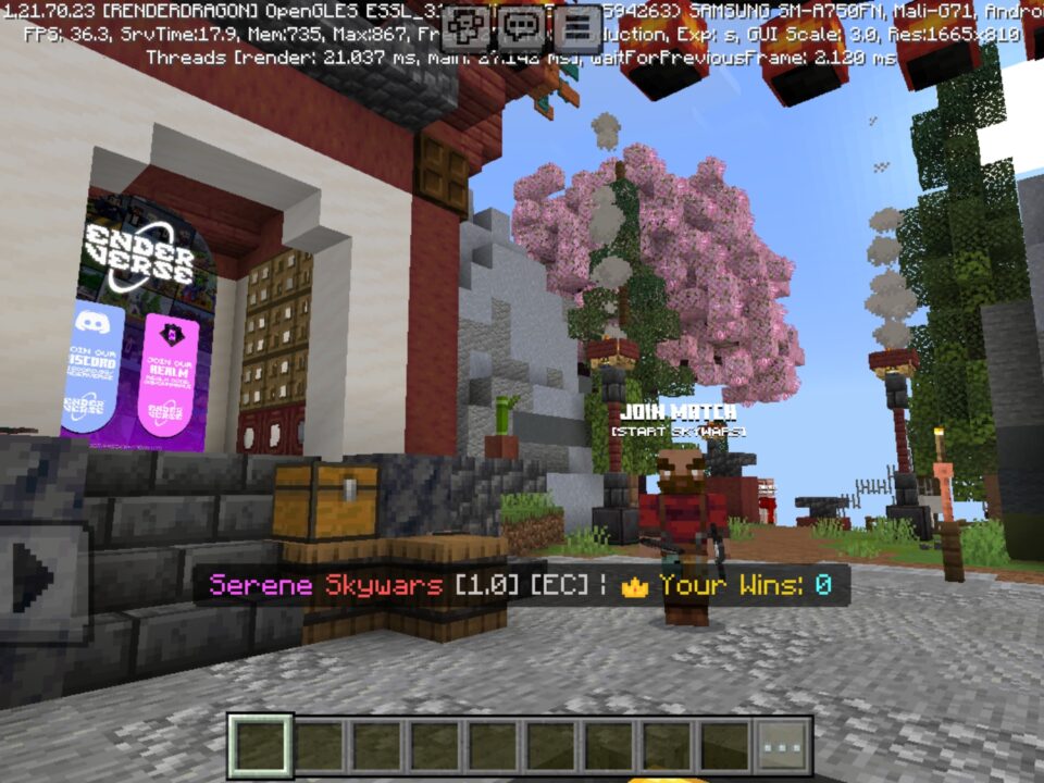 Serene Skywars Map for Minecraft PE