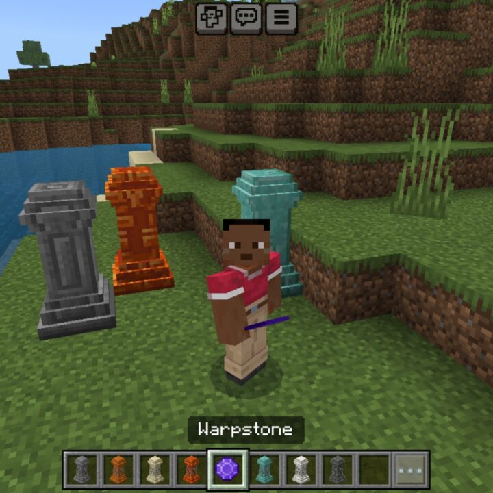 Simple Waystone Mod for Minecraft PE