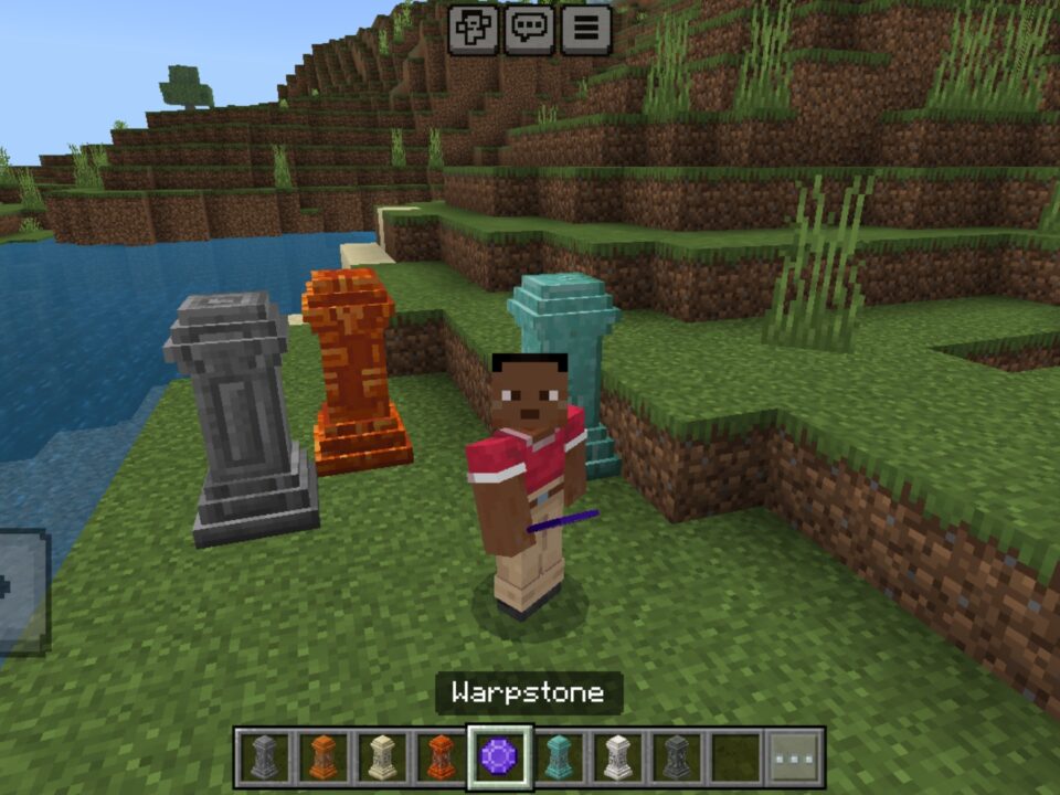 Simple Waystone Mod for Minecraft PE