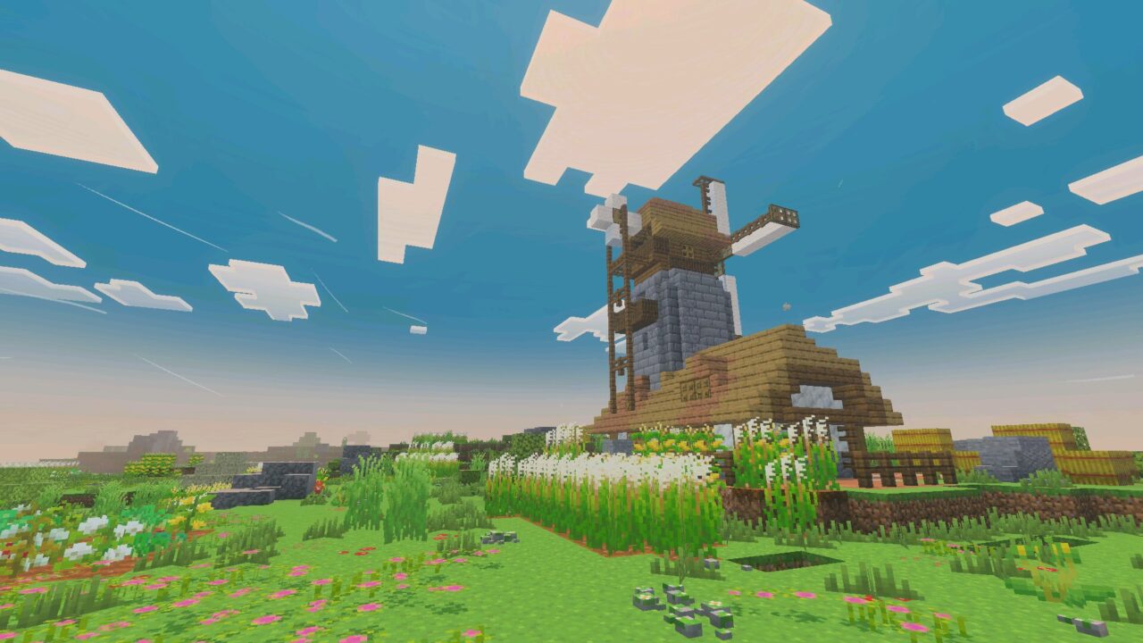Sky from Seasons Mod for Minecraft PE