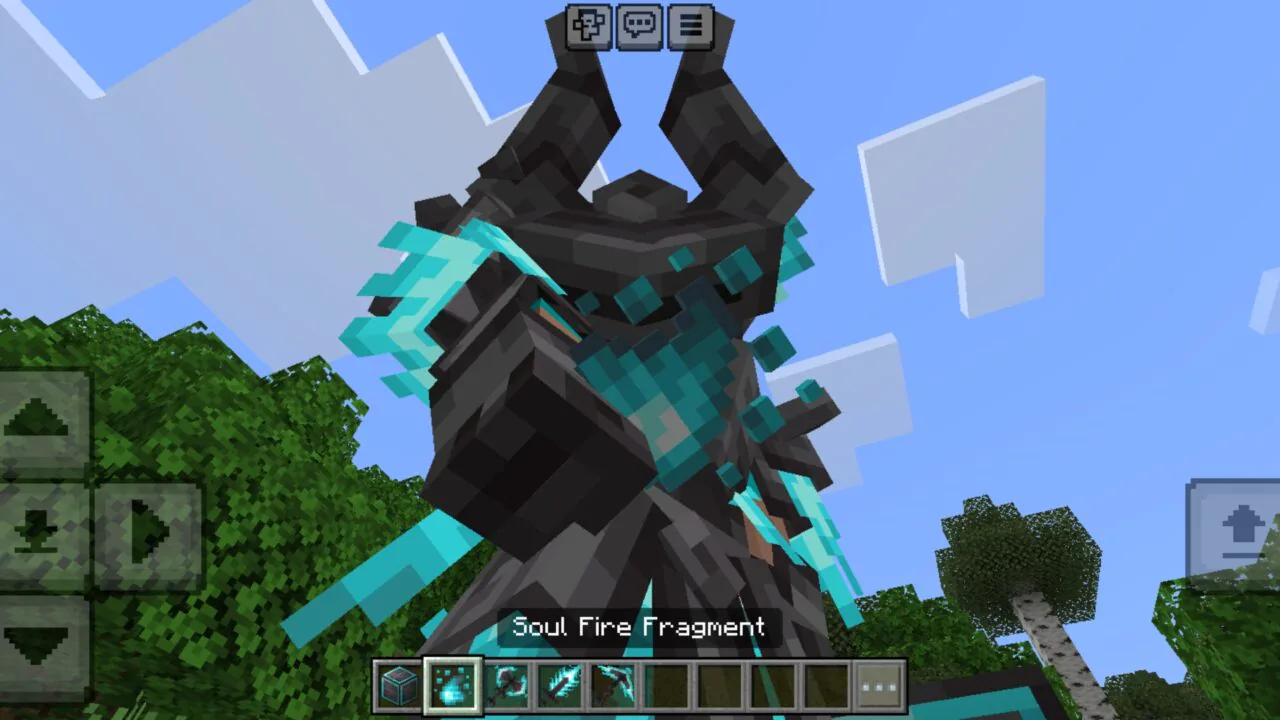Soul Fragment from Burned Netherite Mod for Minecraft PE