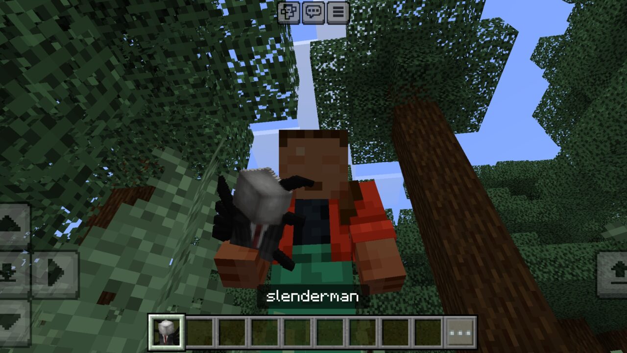 Spawn from Slenderman Mod for Minecraft PE