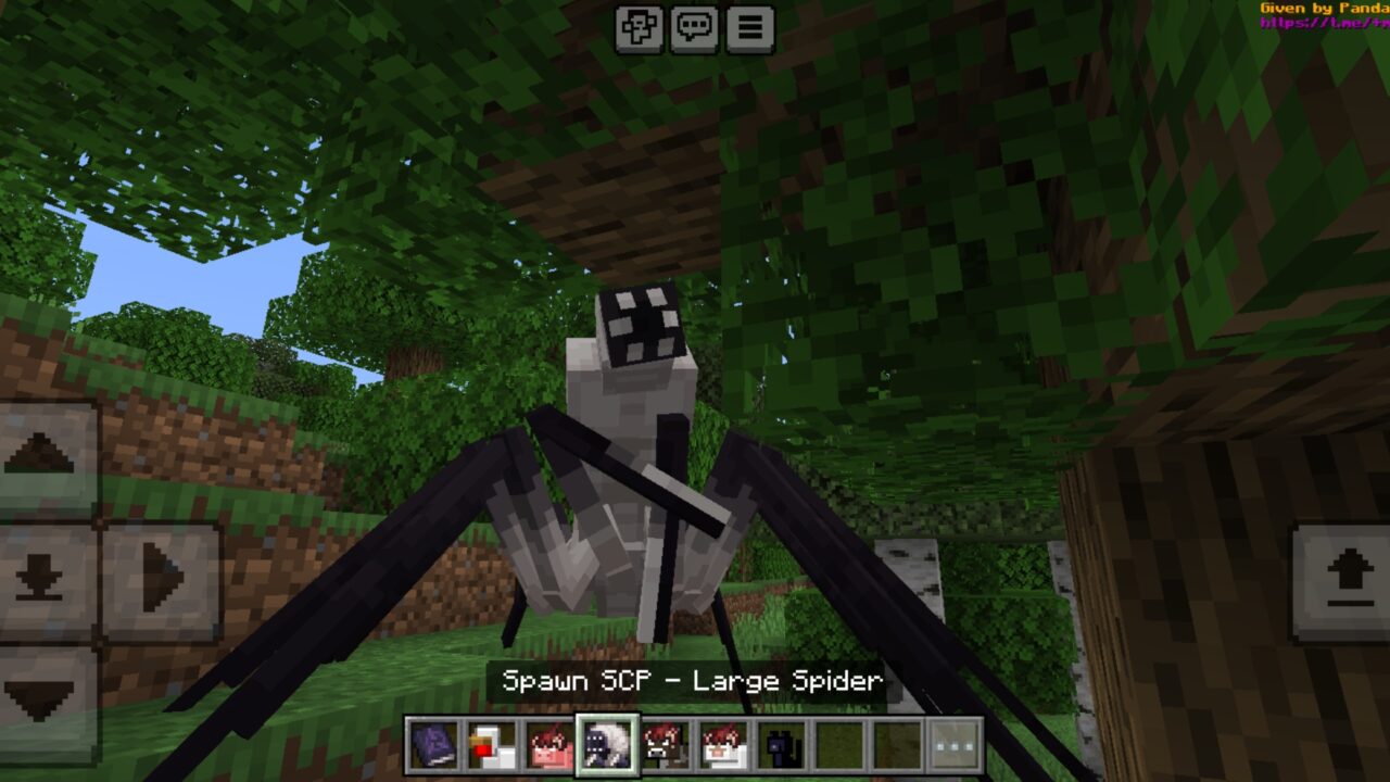 Spider from Can You Survive Mod for Minecraft PE