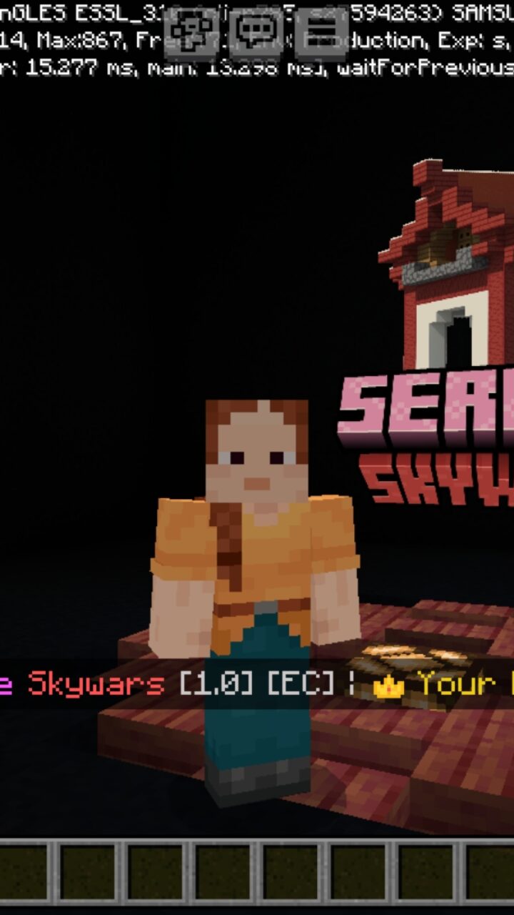 Start from Serene Skywars Map for Minecraft PE