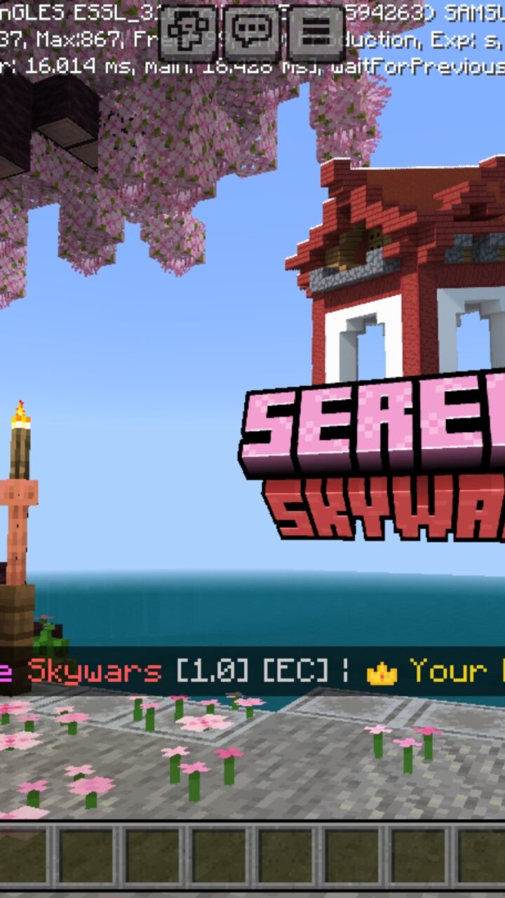 Use It from Serene Skywars Map for Minecraft PE