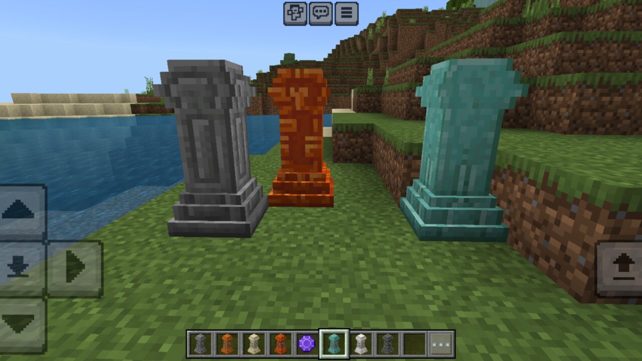 Variants from Simple Waystone Mod for Minecraft PE