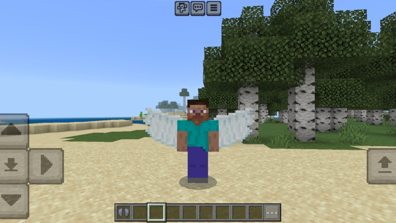 Wings from Cakes Cosmetic Texture Pack for Minecraft PE