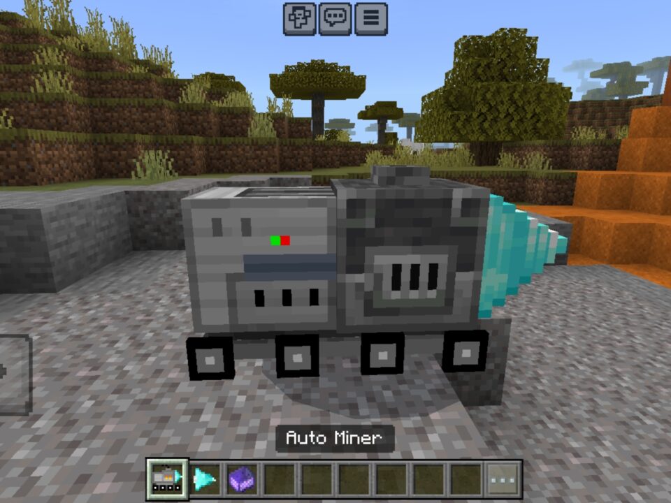 Auto Miner Mod for Minecraft PE