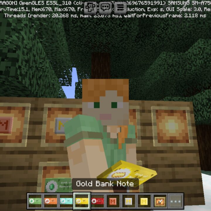 Bank Mod for Minecraft PE