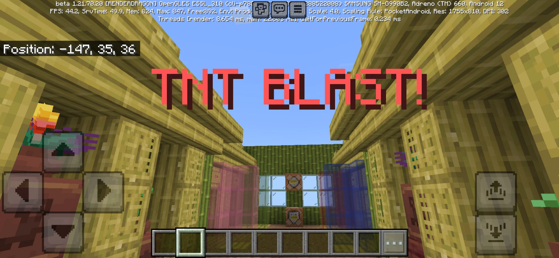 Blast from Enders Minigame Map for Minecraft PE