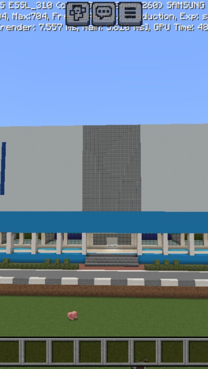 Building from Manila Map for Minecraft PE